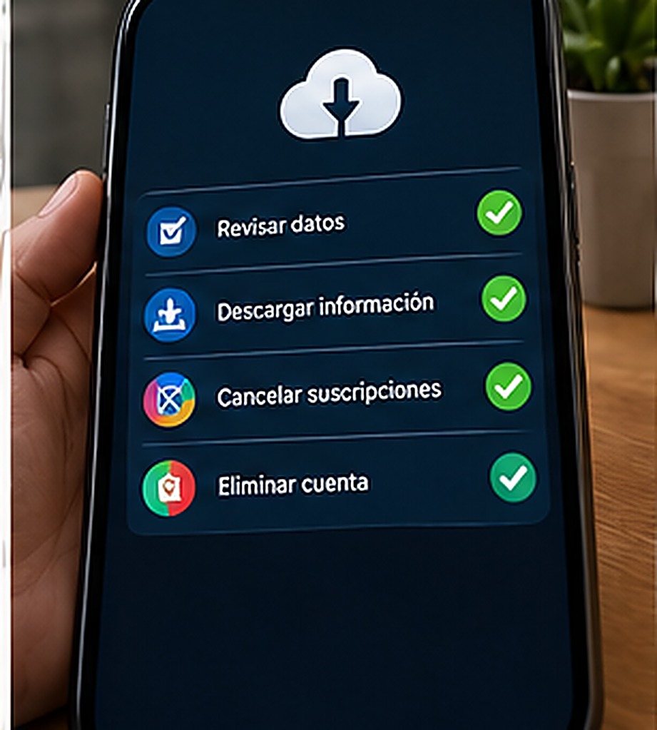 Qué hacer antes de cerrar una cuenta online para no perder nada importante